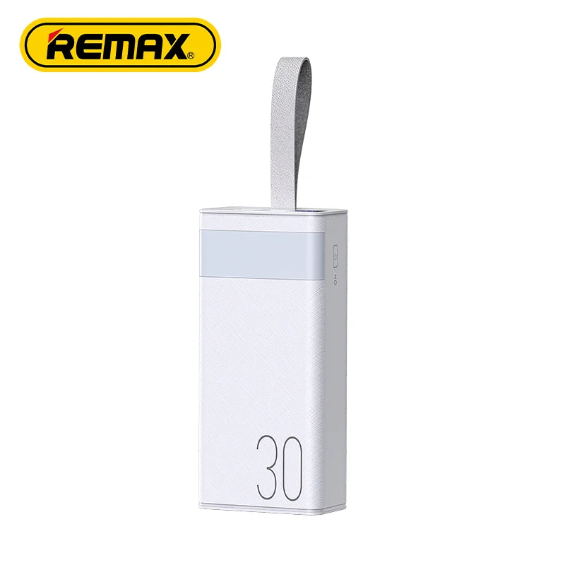 REMAX Chinen Series 20W+22.5W Fast Charging Portable Power Bank 30000mah Usb With LED Light for Travel Laptop