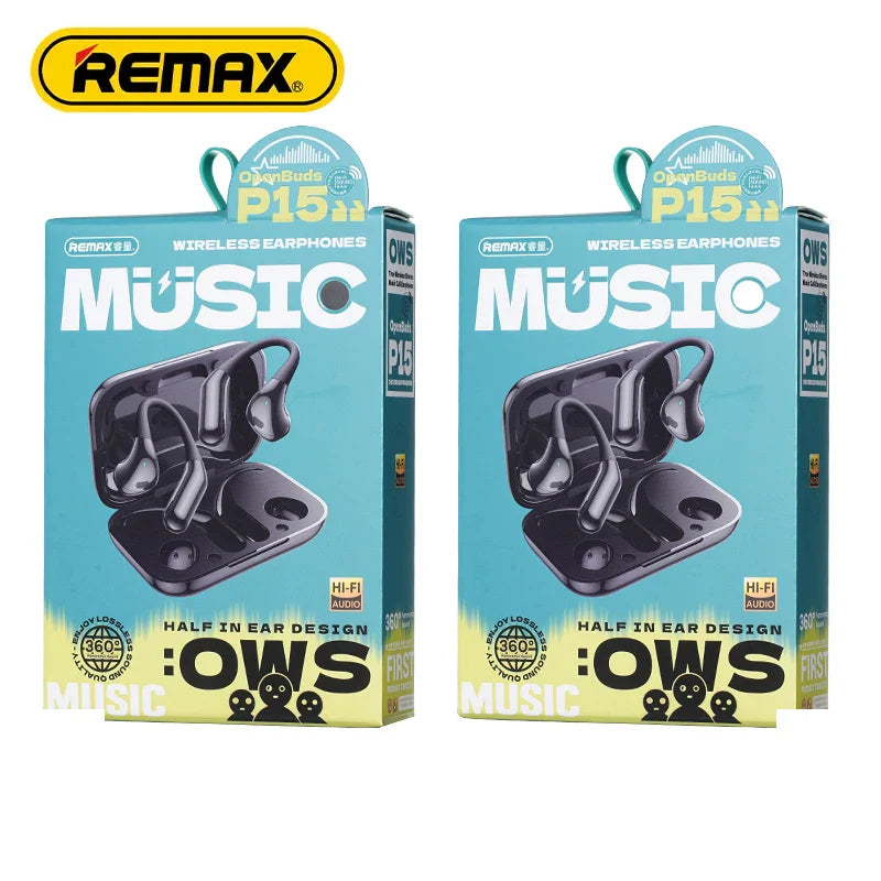 REMAX OpenBuds P15 OWS True Wireless Stereo Music Call Earphones TWS Sports Earbuds with Open Earhook