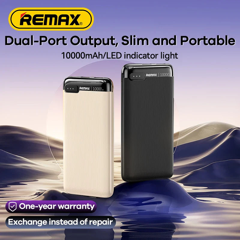 Remax Rpp-625 2.1A Fast Charging Power Bank 10000Mah Mobile Phone Portable Powerbank 10000 Mah Charger Power Bank