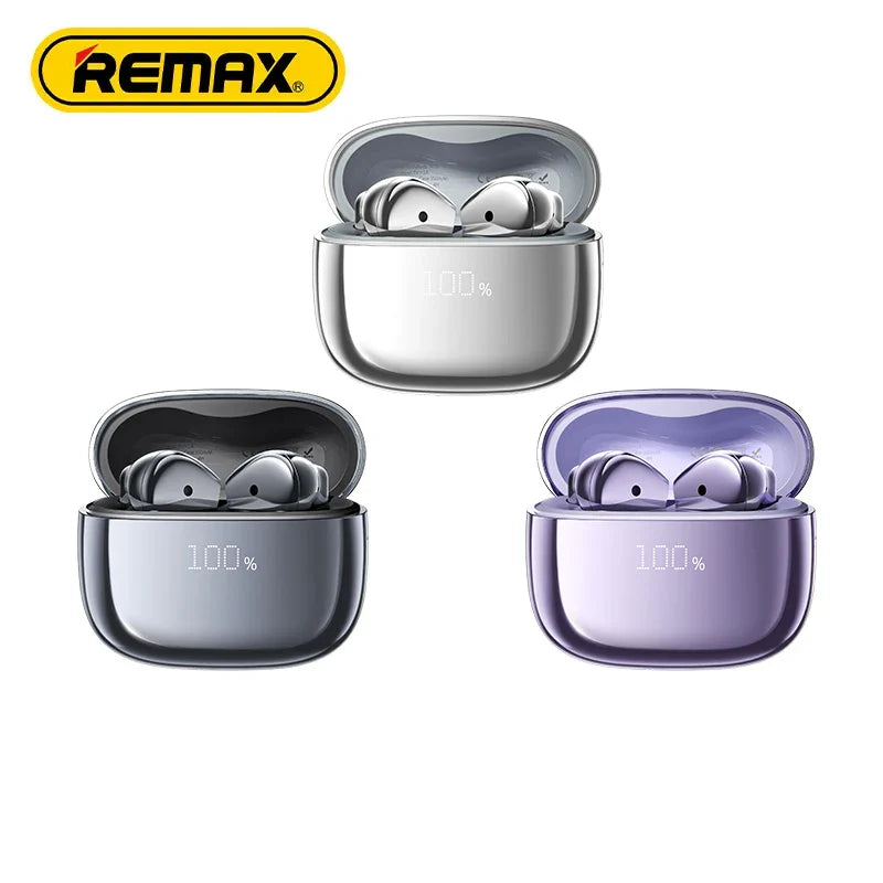 REMAX True Wireless Earbuds High Quality Music & Clear Calls Premium Sound & Hands-Free Calls Earphone Earbuds