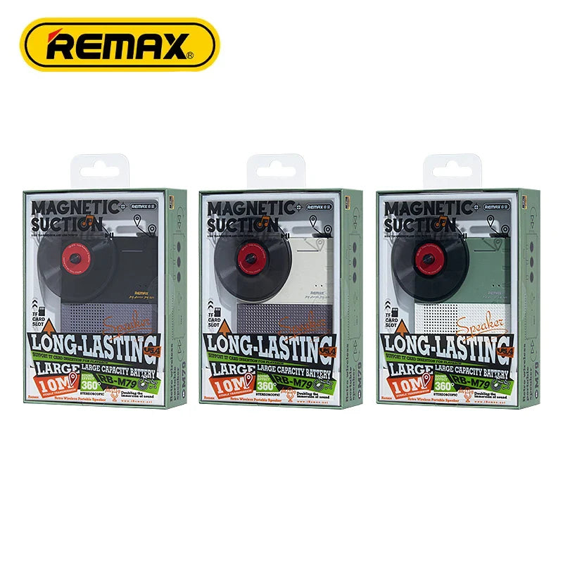 Remax RB-M79 Retro Wireless Portable Speaker High Fidelity HlFl Sound Quality  Speaker