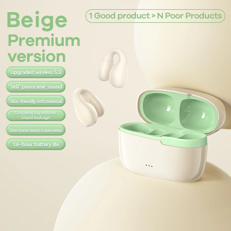 REMAX Enchanter Series CozyBuds W11 Clip-on True Wireless Earphone for Music & Call Bluetooth Earbuds