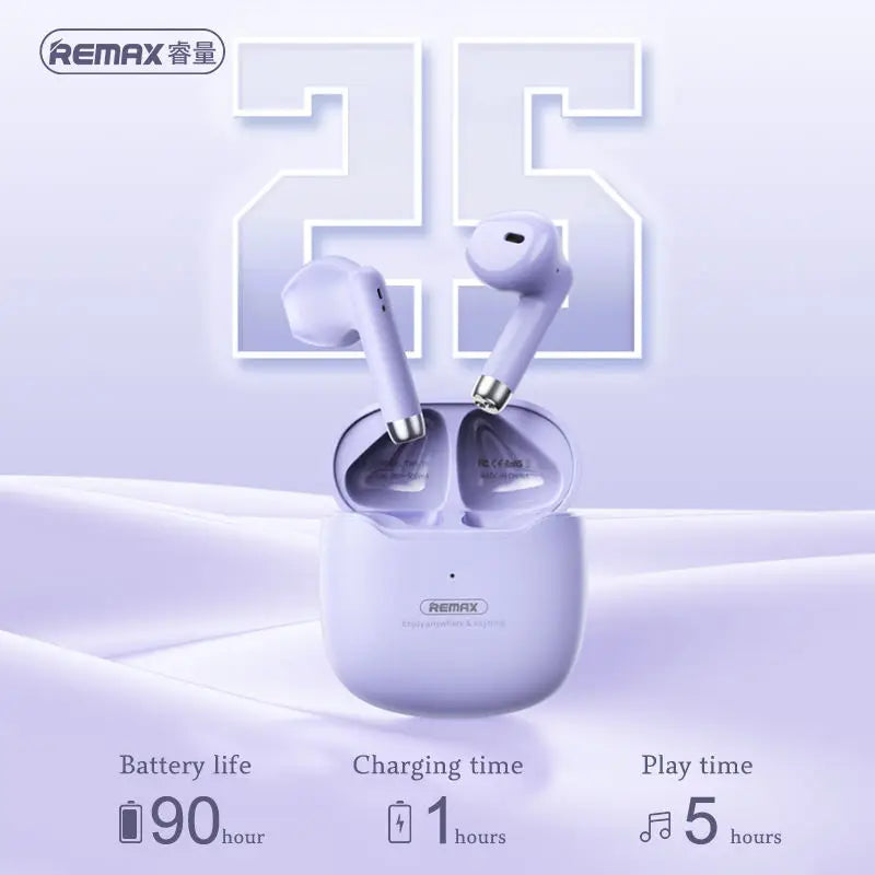 REMAX Factory New Purple Pink TWS Wireless Headphone Earbuds Bluetooth Earphones Headphones