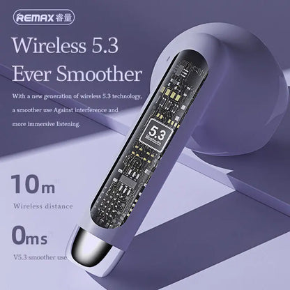 REMAX Factory New Purple Pink TWS Wireless Headphone Earbuds Bluetooth Earphones Headphones