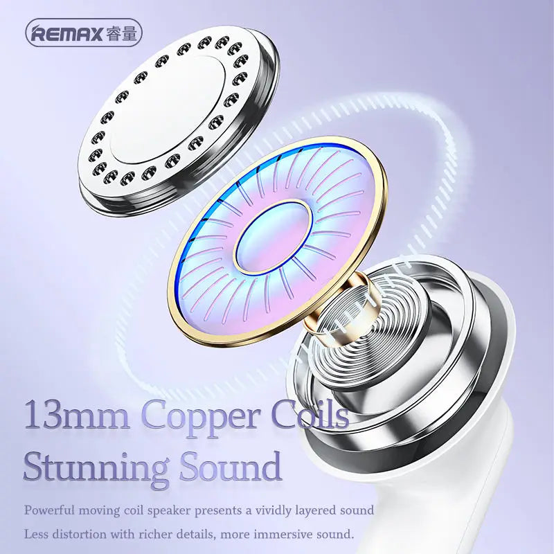 REMAX Factory New Purple Pink TWS Wireless Headphone Earbuds Bluetooth Earphones Headphones