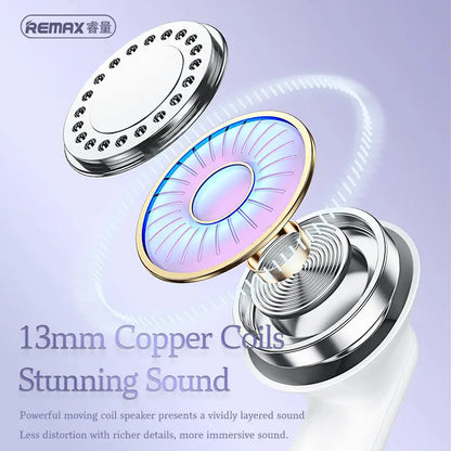 REMAX Factory New Purple Pink TWS Wireless Headphone Earbuds Bluetooth Earphones Headphones